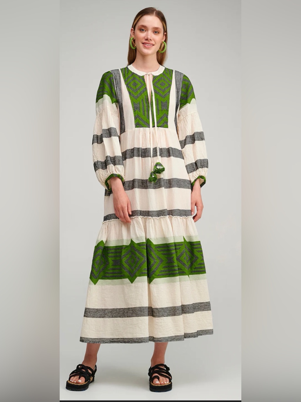 Pearl & Caviar Nisyros Maxi Dress